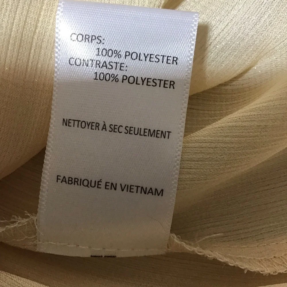 ASTR Women's Beige Ruched Puff Sleeve Blouse
